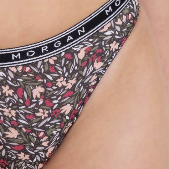 Lot de 2 slips noir Pia