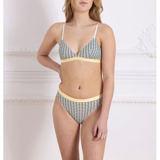 Lot de 2 slips jaune Pia