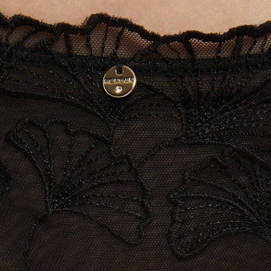 Tanga noir Maud