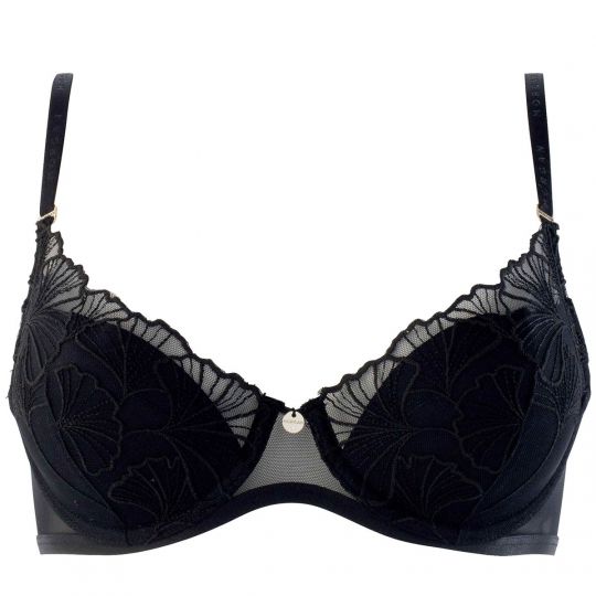 Soutien-gorge ampliforme coque moulée noir Maud