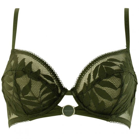 Soutien-gorge armature kaki Lina