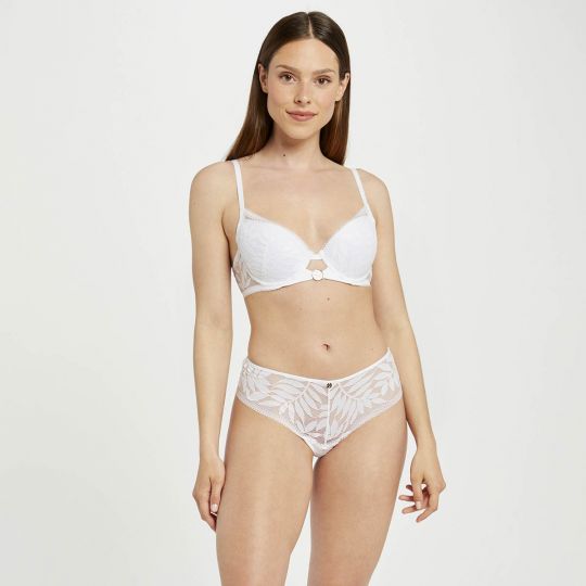 Shorty tanga blanc Lina
