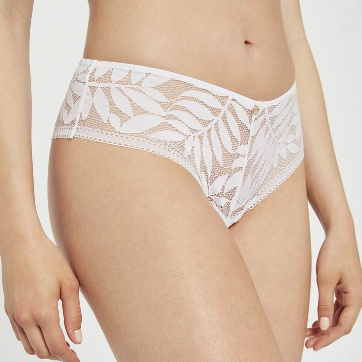 Shorty tanga blanc Lina