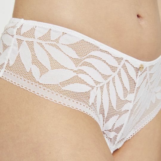 Shorty tanga blanc Lina