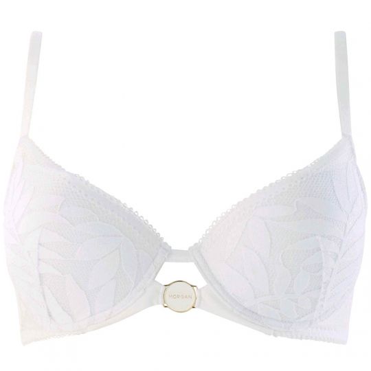 Soutien-gorge ampliforme coque moulée blanc Lina