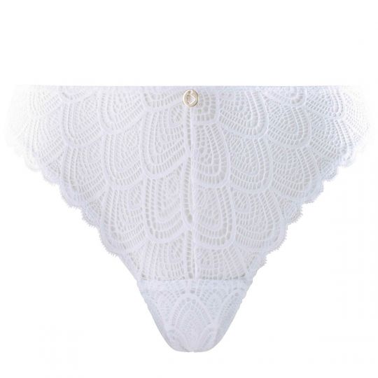 Tanga blanc Justine dentelle