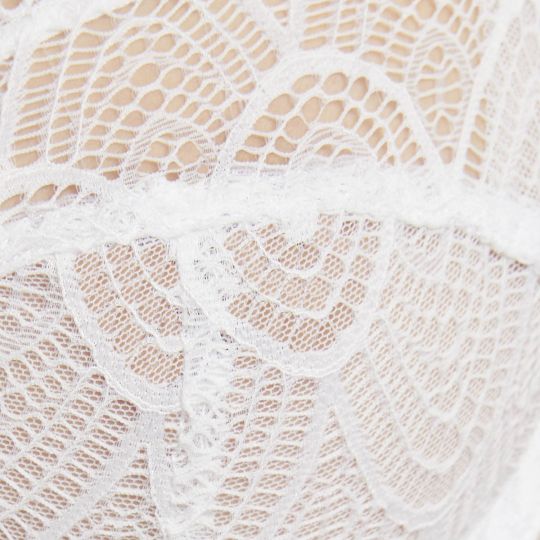 Soutien-gorge armature blanc Justine dentelle