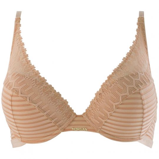 Soutien-gorge ampliforme coque moulée nude Célia
