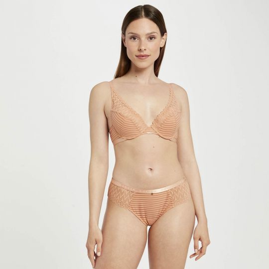 Soutien-gorge ampliforme coque moulée nude Célia