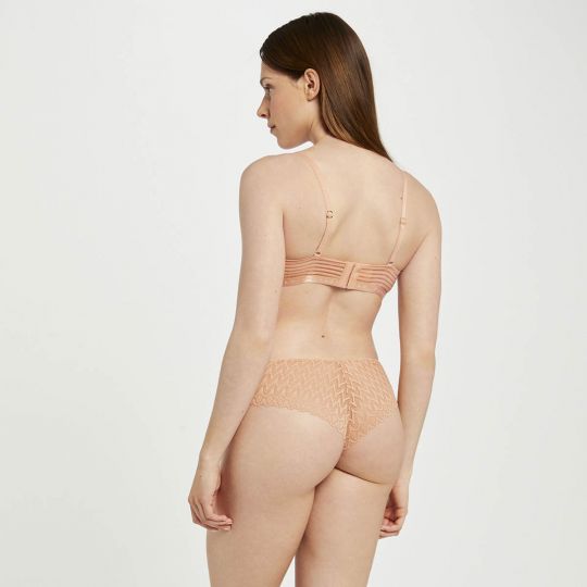Soutien-gorge ampliforme coque moulée nude Célia