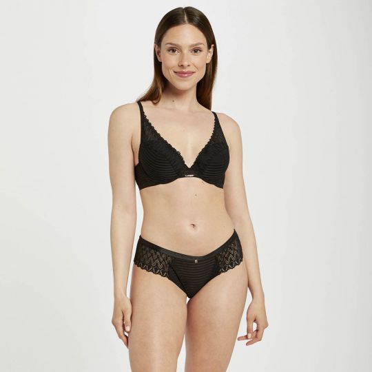Shorty tanga noir Célia
