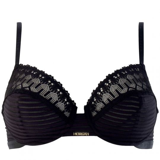 Soutien-gorge armature noir Célia