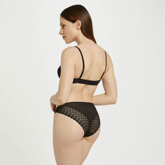 Soutien-gorge armature noir Célia