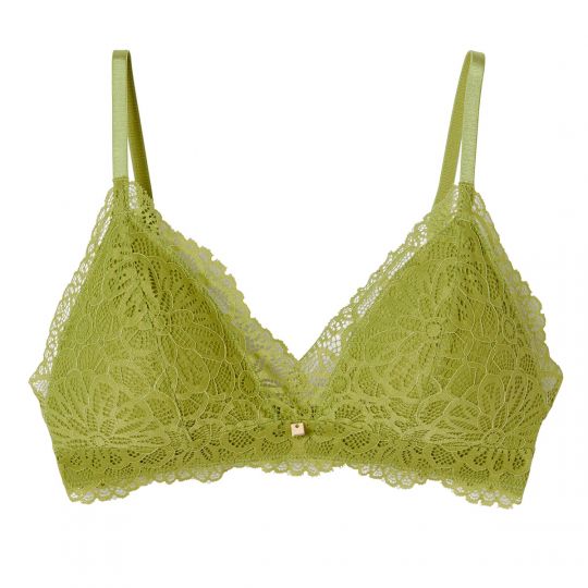 Soutien-gorge souple vert Fougère