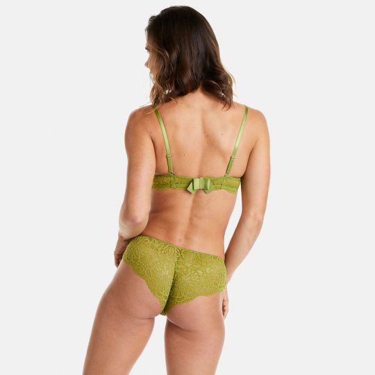 Soutien-gorge ampliforme coque moulée vert Fougère