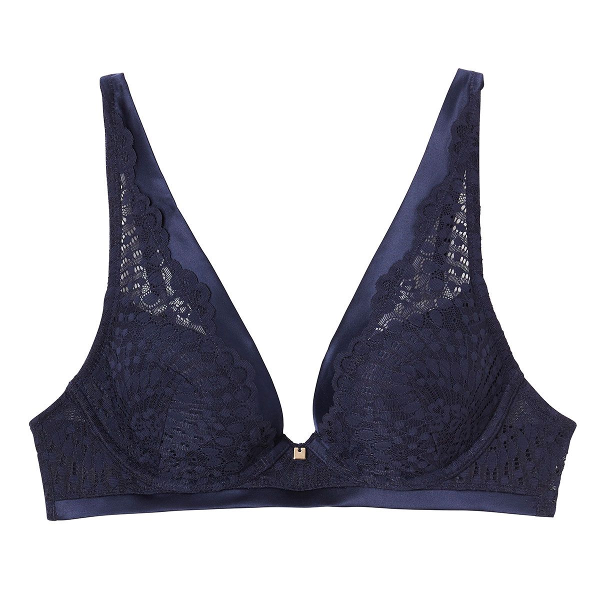 Soutien-gorge ampliforme coque moulée bleu marine Ipomée - Pomm'Poire - Modalova