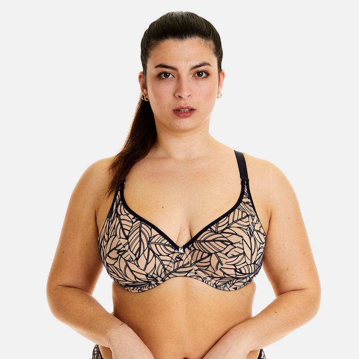 Soutien-gorge à armatures grand maintien bleu marine Myrtille