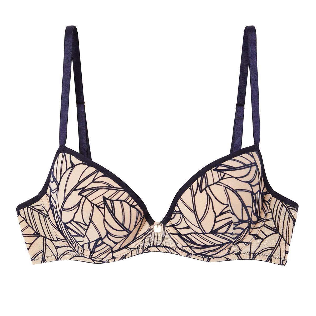 Soutien-gorge ampliforme coque moulée bleu marine Myrtille - Pomm'Poire - Modalova