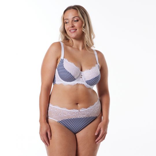 Slip grande taille bleu marine Embellie