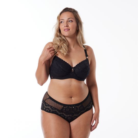 Shorty grande taille noir Affinité