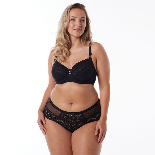 Soutien-gorge armature grand maintien noir Affinité