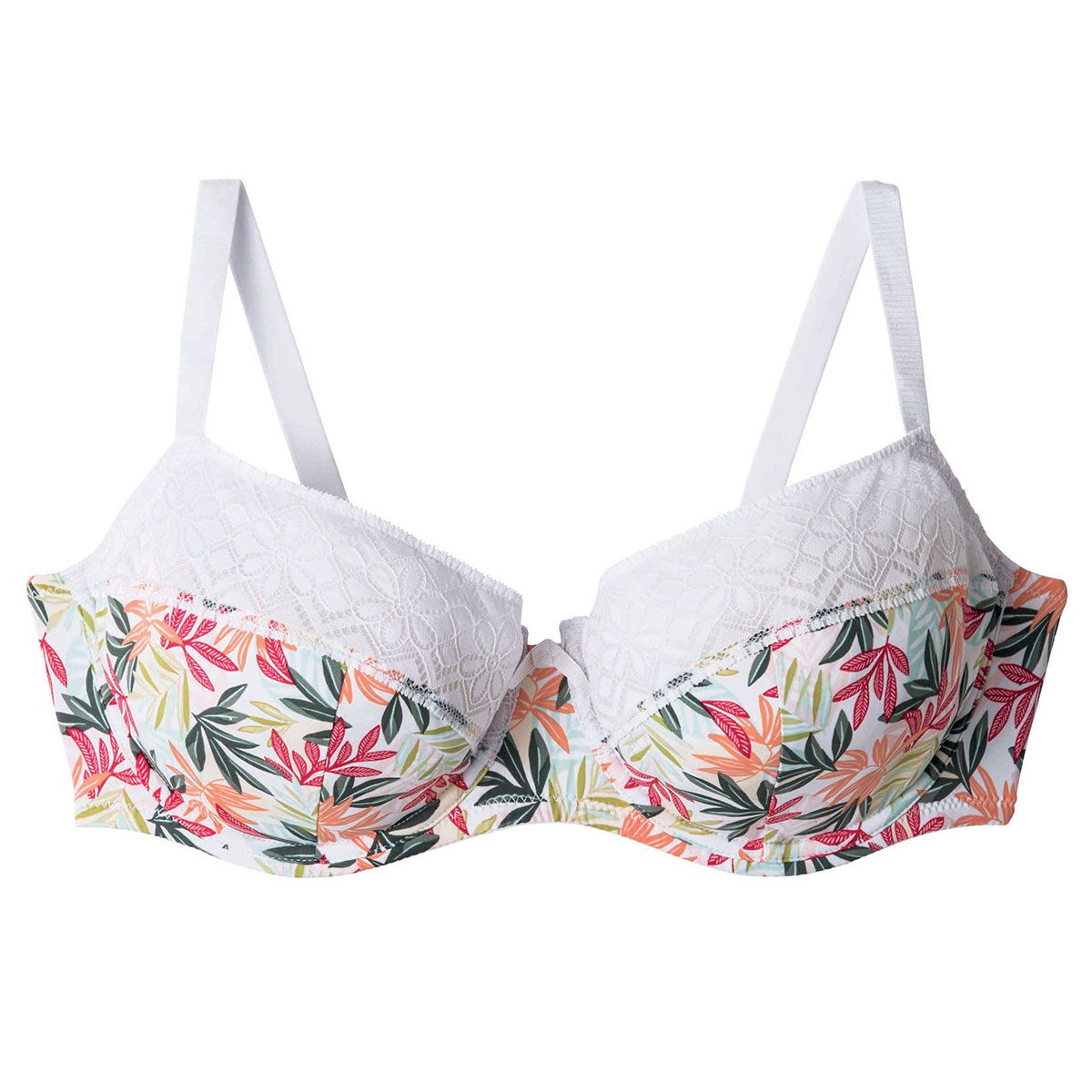 Soutien-gorge à armatures grand maintien blanc Absinthe