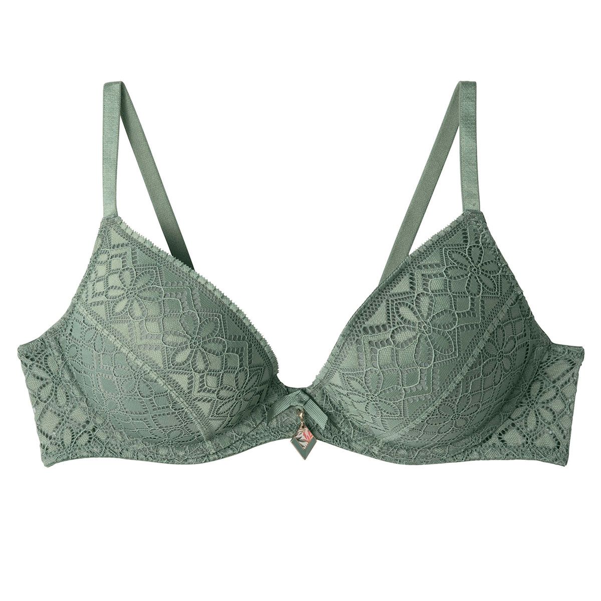 Soutien-gorge ampliforme coque moulée kaki Absinthe - Pomm'Poire - Modalova
