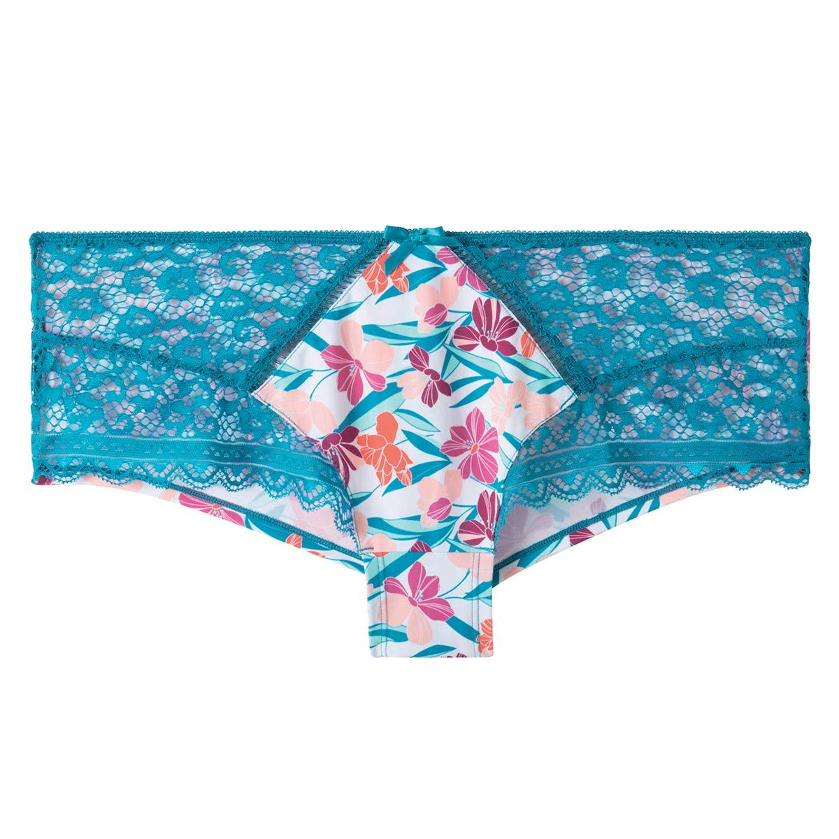 Shorty turquoise/rose Eva