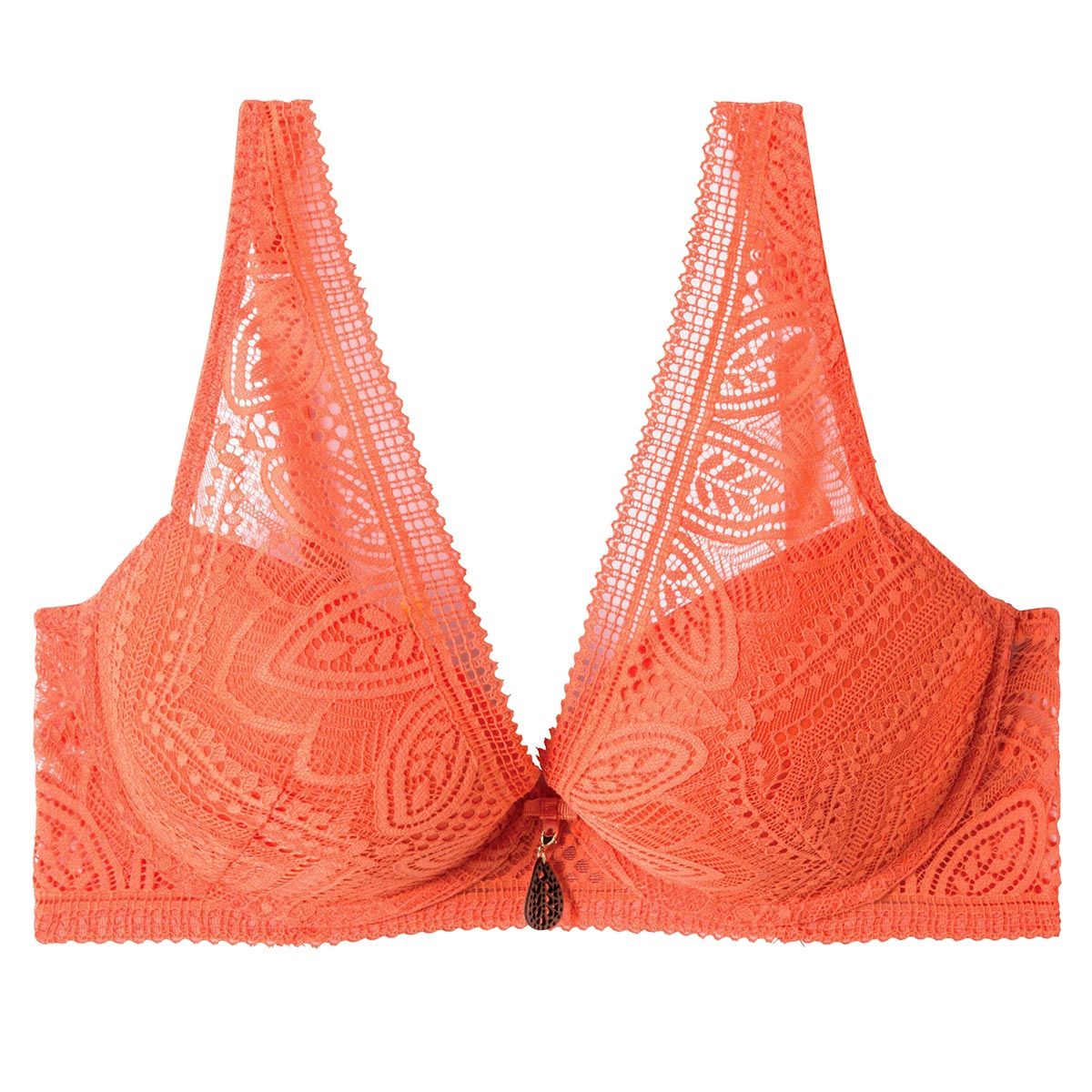 Soutien-gorge ampliforme coque moulée orange Etoile