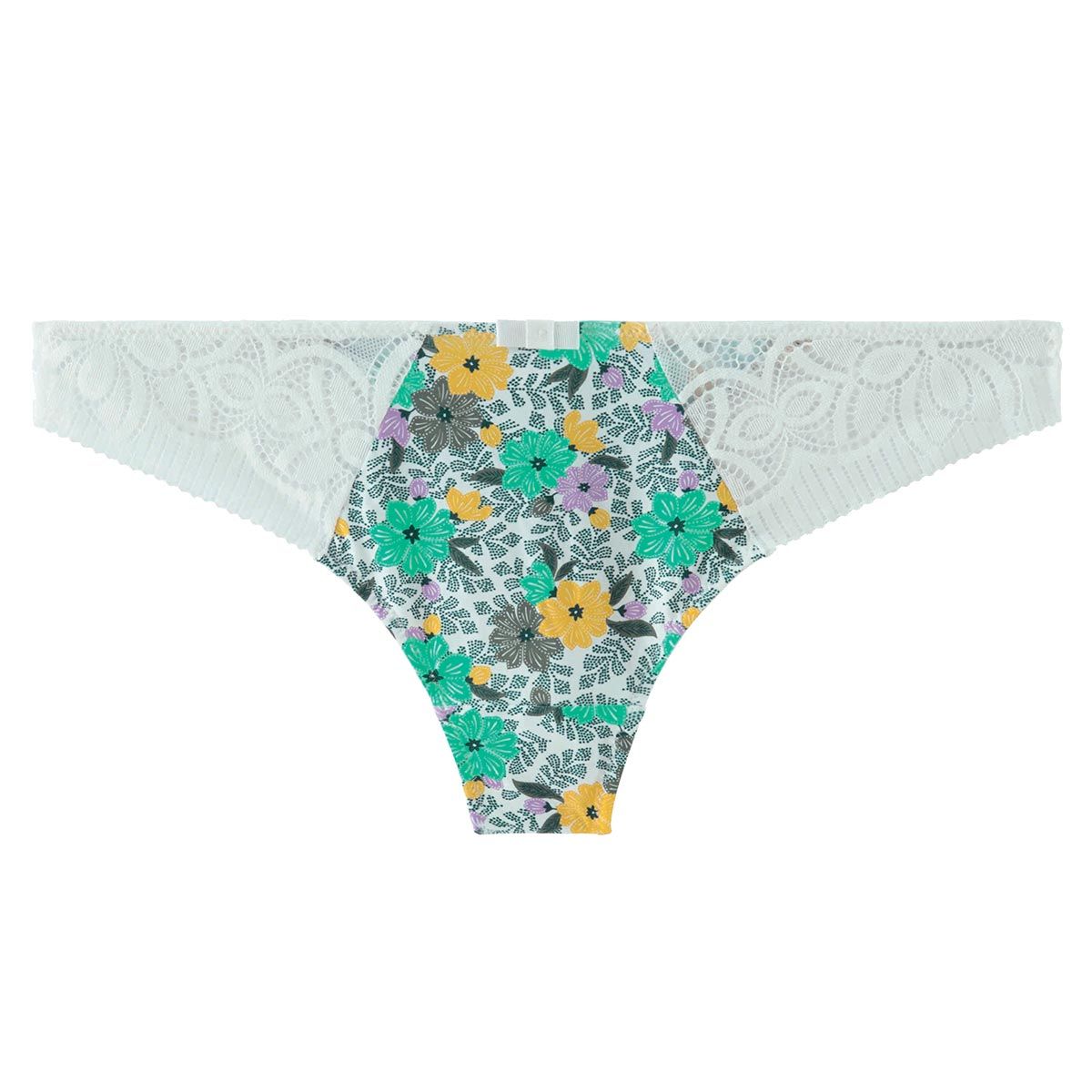Tanga multico blanc Roulotte - Pomm'Poire - Modalova
