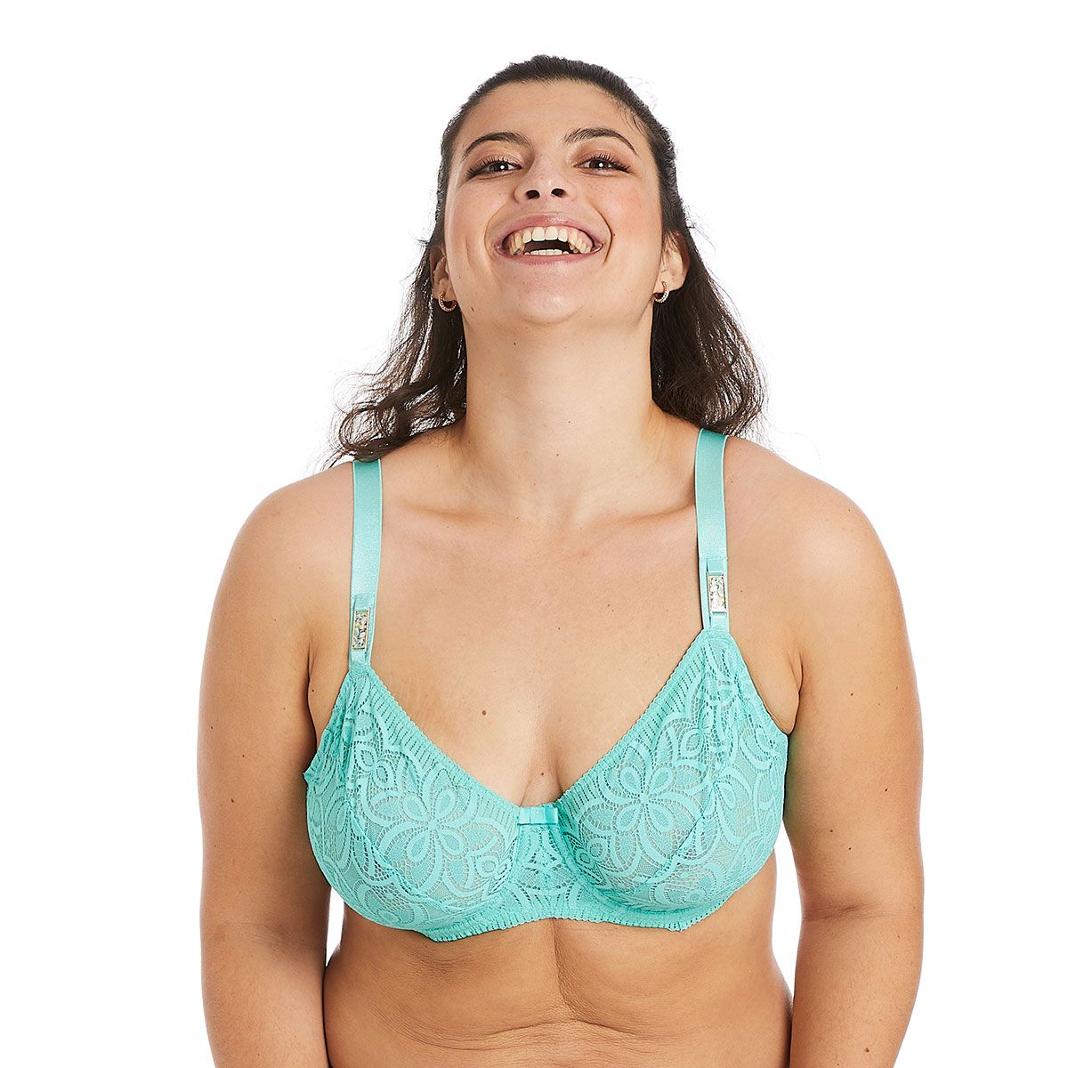 Pomm'Poire Soutien-gorge à armatures grand maintien turquoise Roulotte