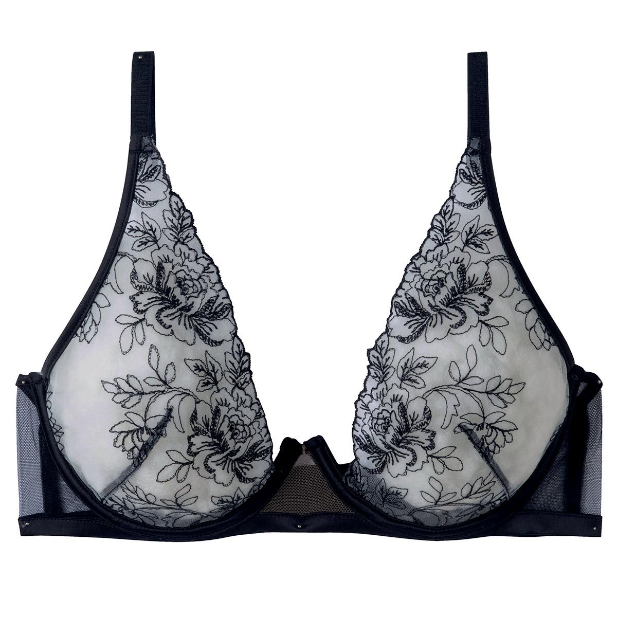 Soutien-gorge corbeille noir Splash - Pomm'Poire - Modalova