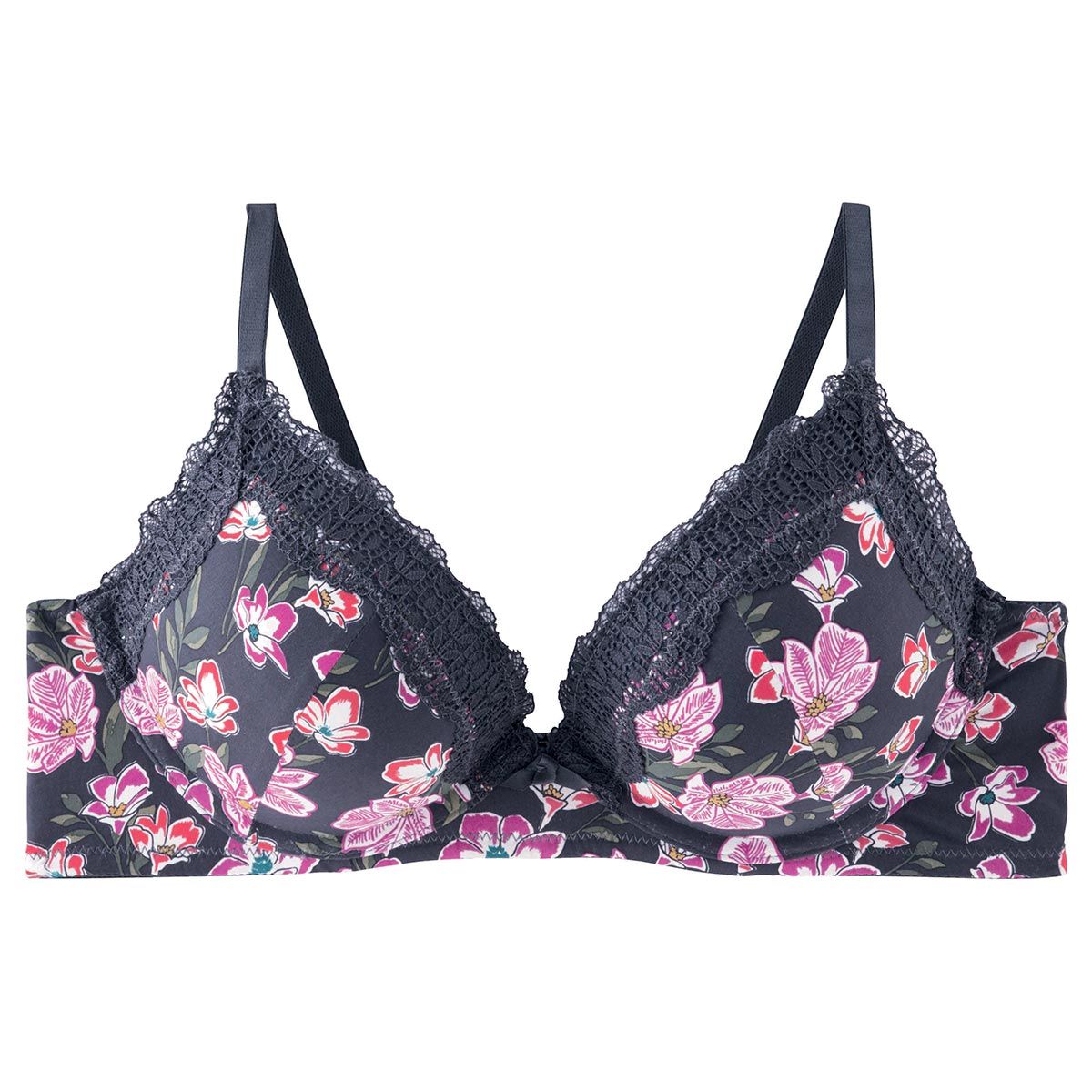 Soutien-gorge ampliforme coque moulée multico gris Tarot
