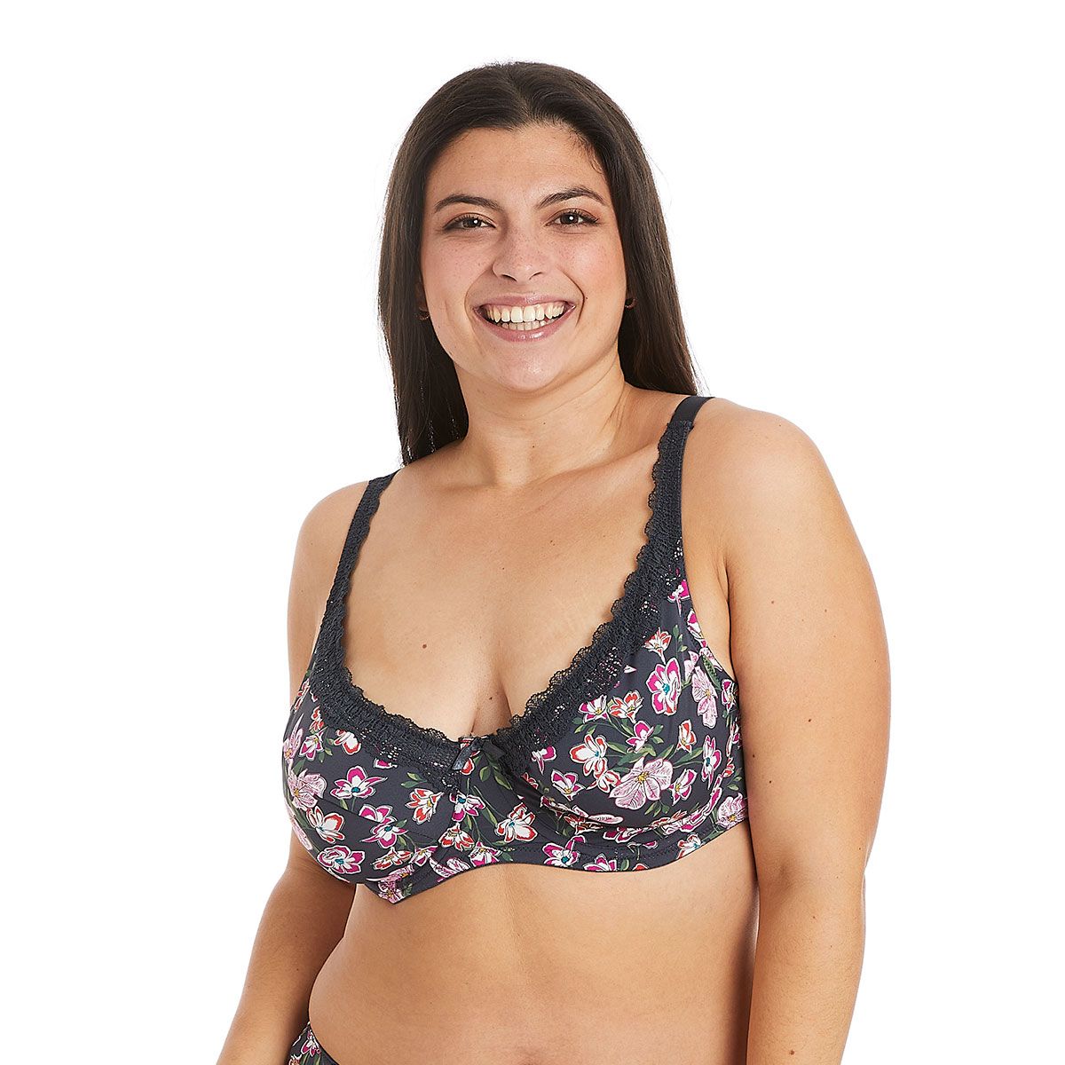 Pomm'Poire Soutien-gorge à armatures grand maintien multico gris Tarot