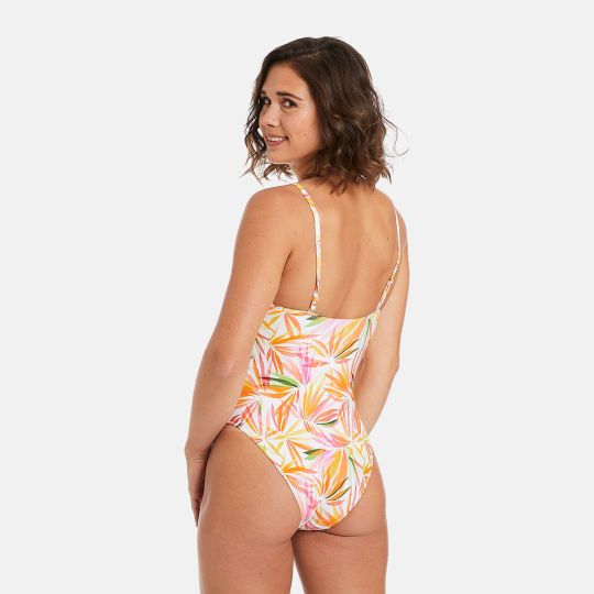 Maillot de bain 1 pièce blanc Bali