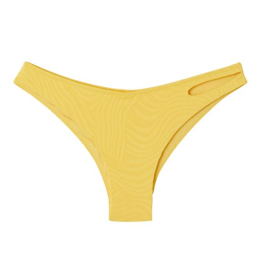 Slip de bain forme tanga jaune Mykonos