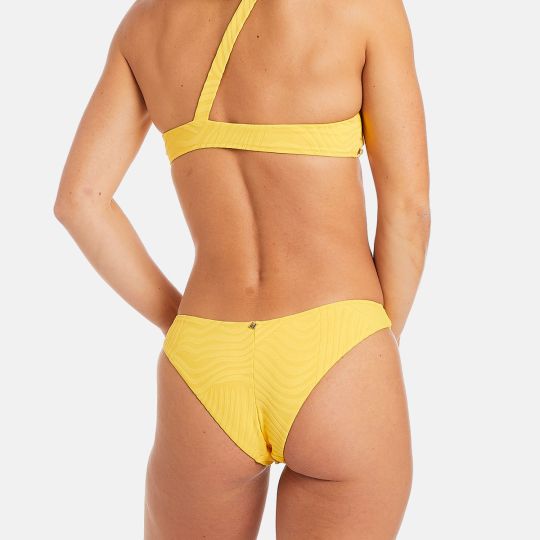 Slip de bain forme tanga jaune Mykonos