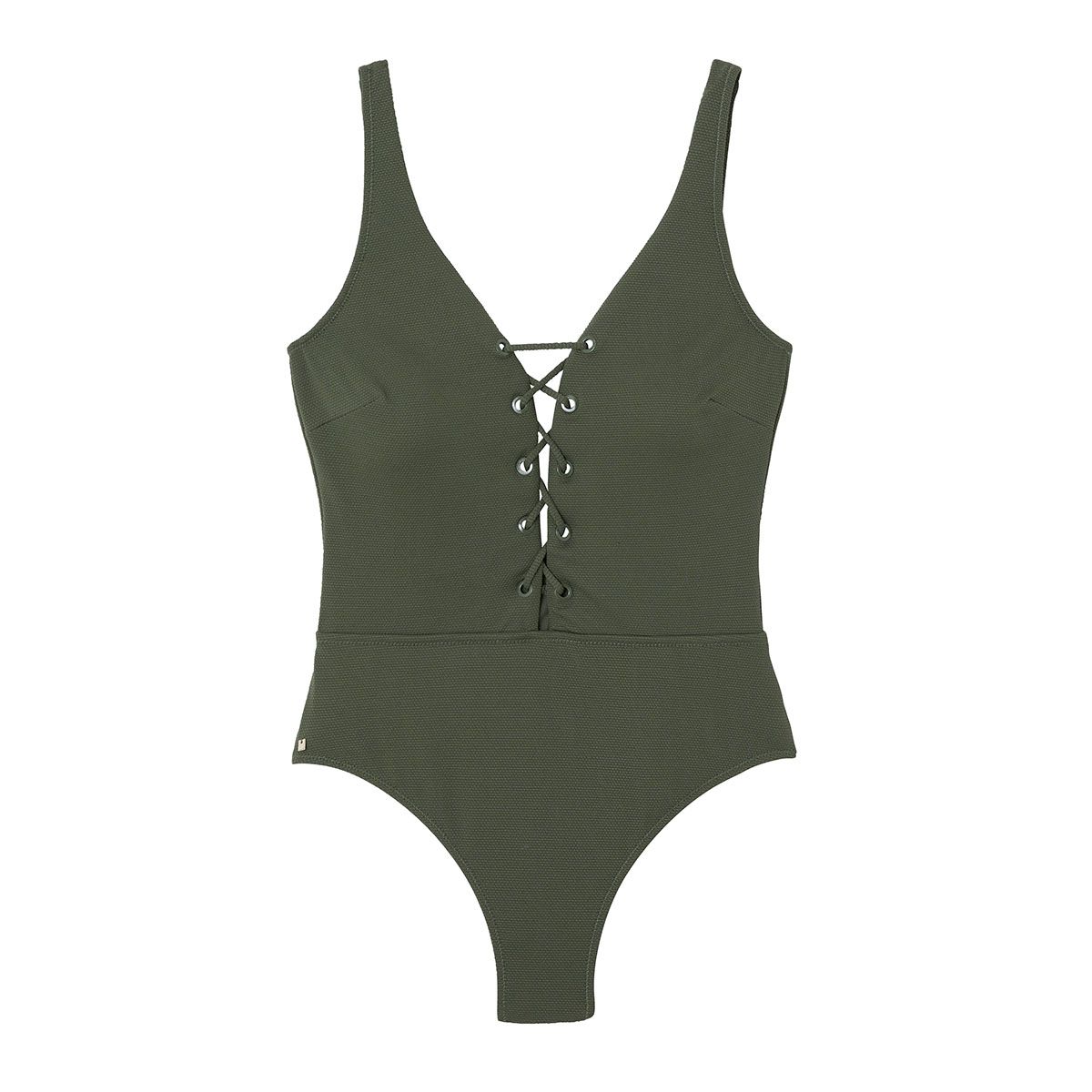 Maillot de bain 1 pièce kaki Zanzibar - Pomm'Poire - Modalova