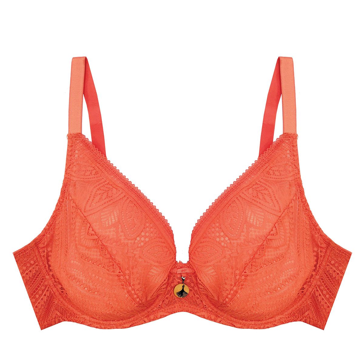 Soutien-gorge à armatures grand maintien orange Etoile