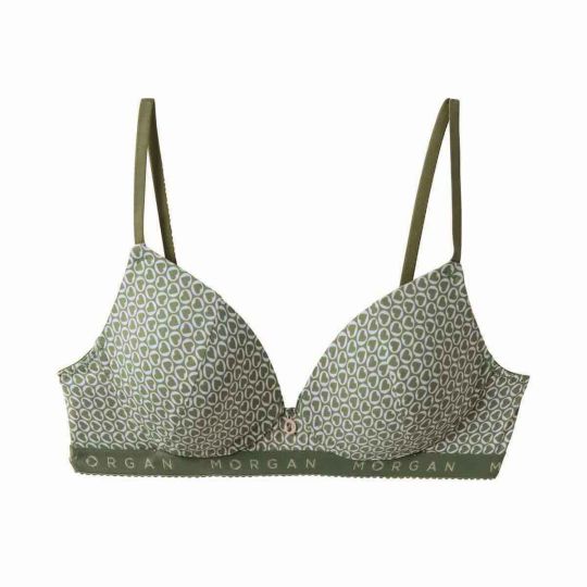 Soutien-gorge coques souples kaki Gaby
