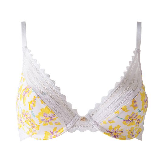 Soutien-gorge ampliforme coque moulée blanc Tina
