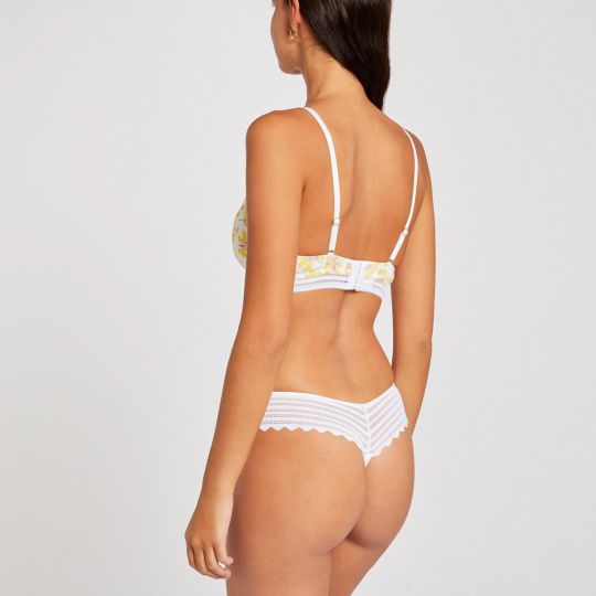 Soutien-gorge ampliforme coque moulée blanc Tina