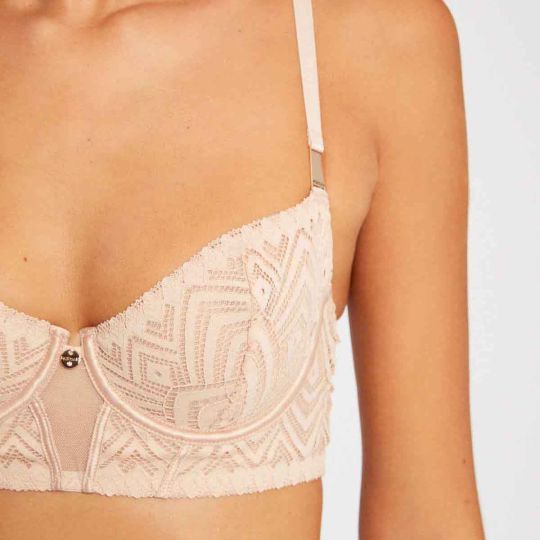 Soutien-gorge corbeille chair Nina