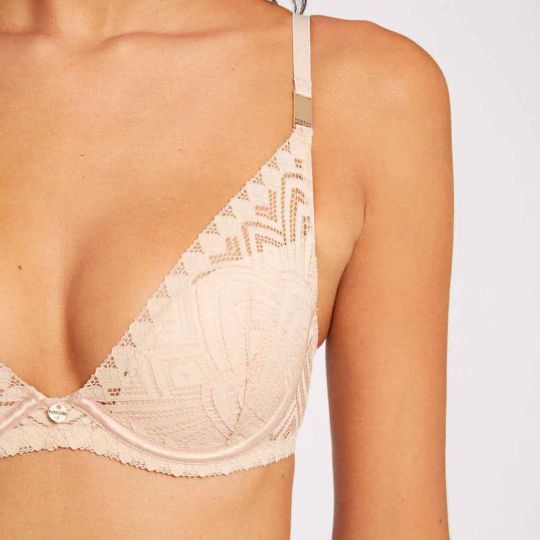 Soutien-gorge ampliforme coque moulée chair Nina