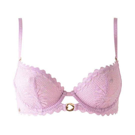 Soutien-gorge corbeille parme Lison