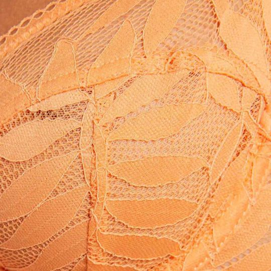 Soutien-gorge corbeille orange Lina