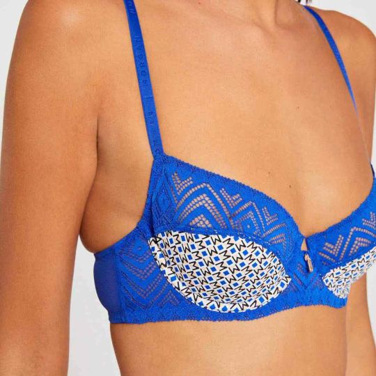 Soutien-gorge corbeille bleu Kim