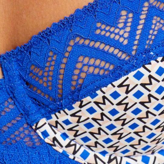 Soutien-gorge corbeille bleu Kim