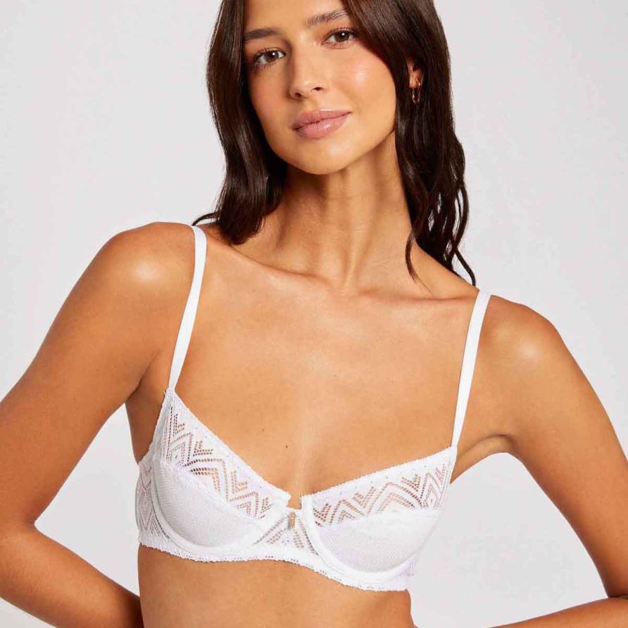 Soutien-gorge corbeille blanc Kim