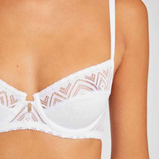 Soutien-gorge corbeille blanc Kim